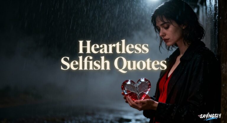 160+ Heartless Selfish Quotes And Relationship