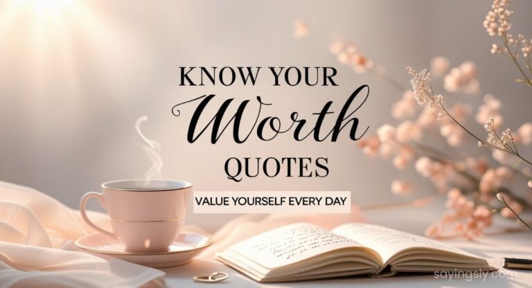 201+ Know Your Worth Quotes to Value Yourself