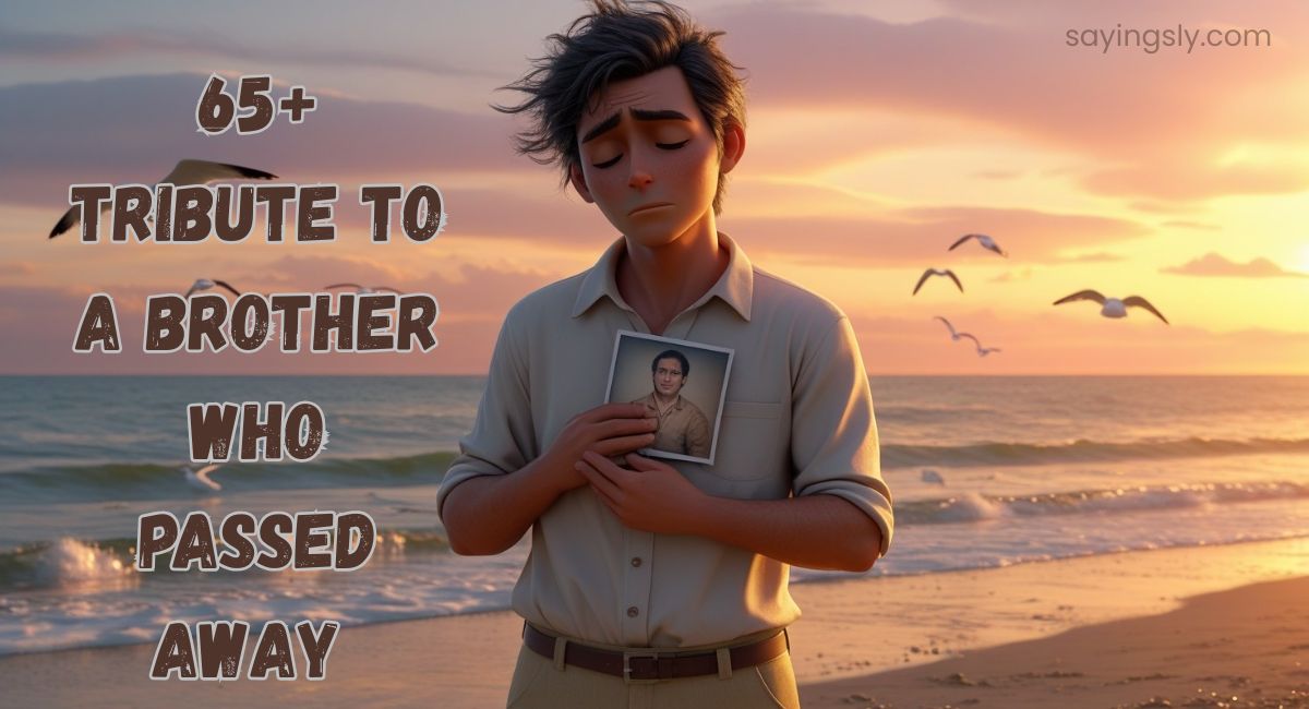 65+ Tribute to a Brother Who Passed Away Messages