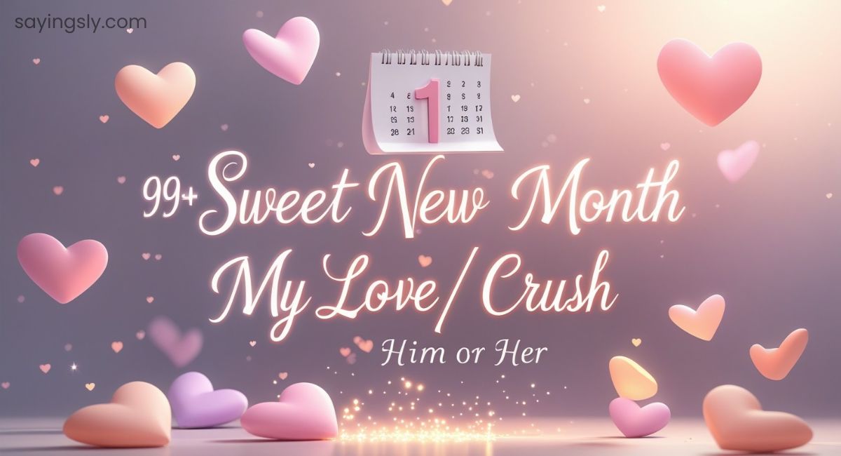 99+ Sweet New Month Wishes To My Love Crush (Him or Her)