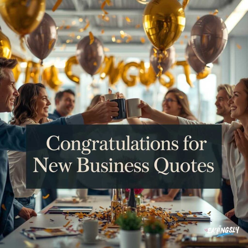 Congratulations for New Business Quotes