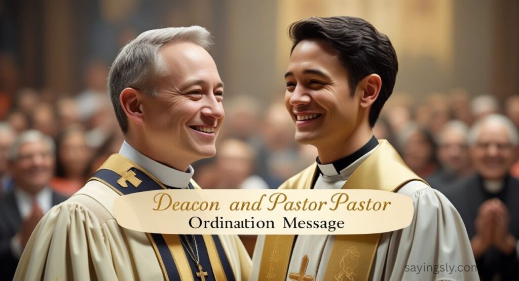 Deacon And Pastor Ordination Message