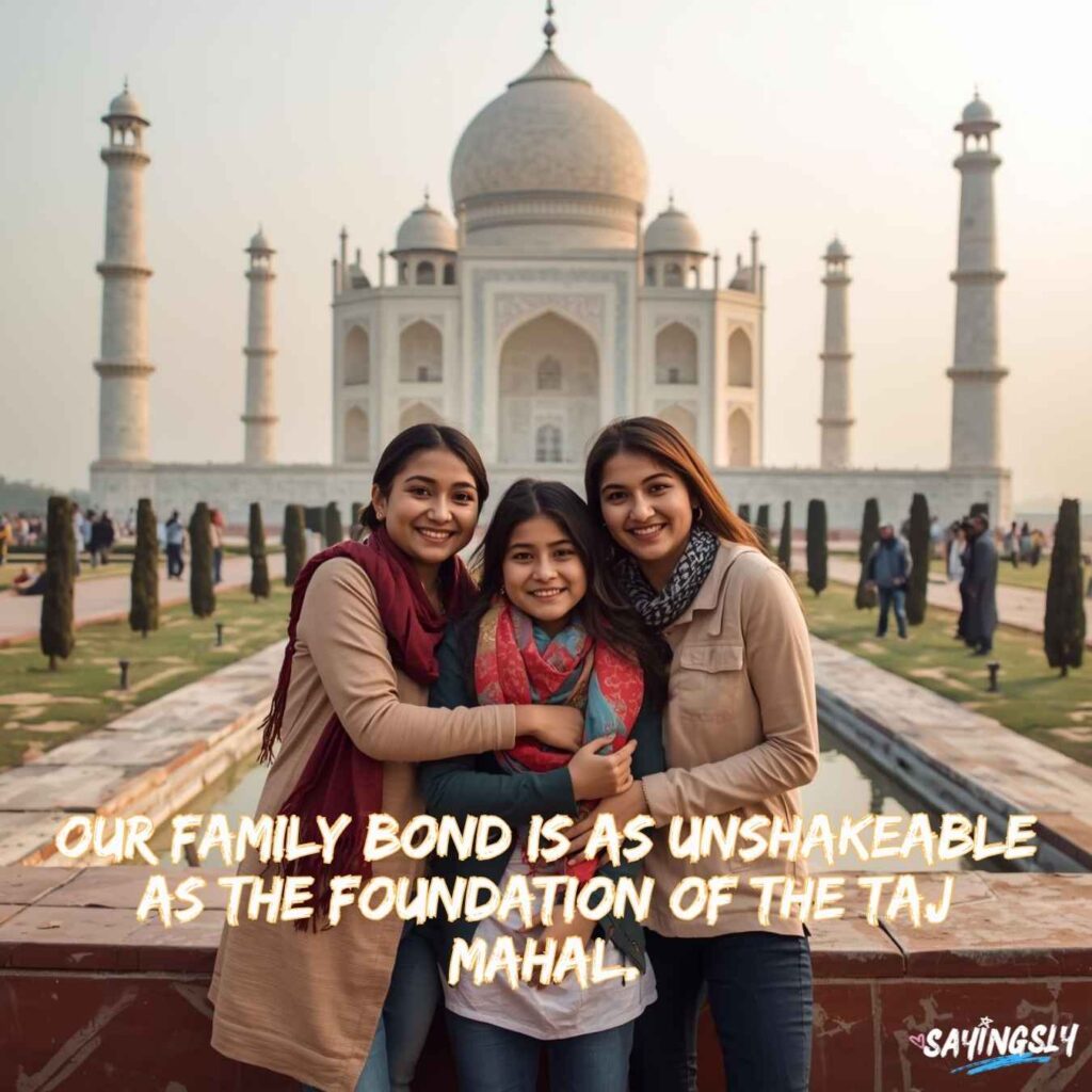 Family Moments at Taj Mahal quotes