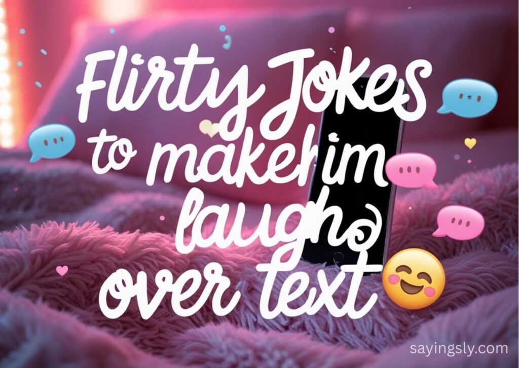 Flirty Jokes to Make Him Laugh Over Text