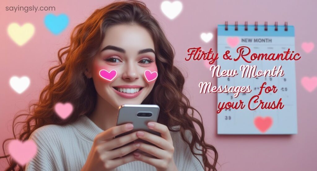 Flirty & Romantic New Month Messages For Your Crush