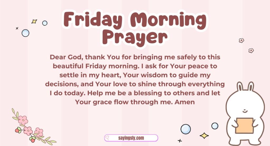Friday Morning Prayer