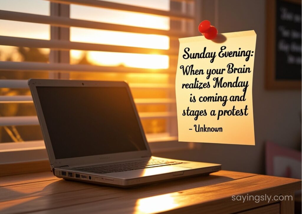 Funny Sunday Quotes for Work