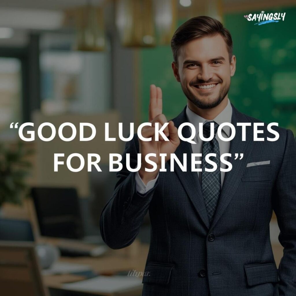Good Luck Quotes for Business