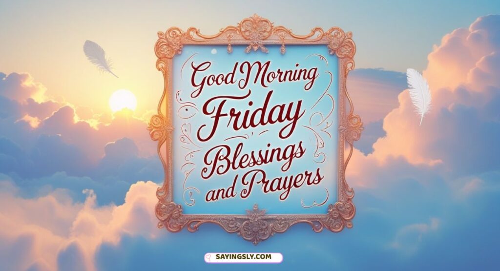 Good Morning Friday Blessings and Prayers