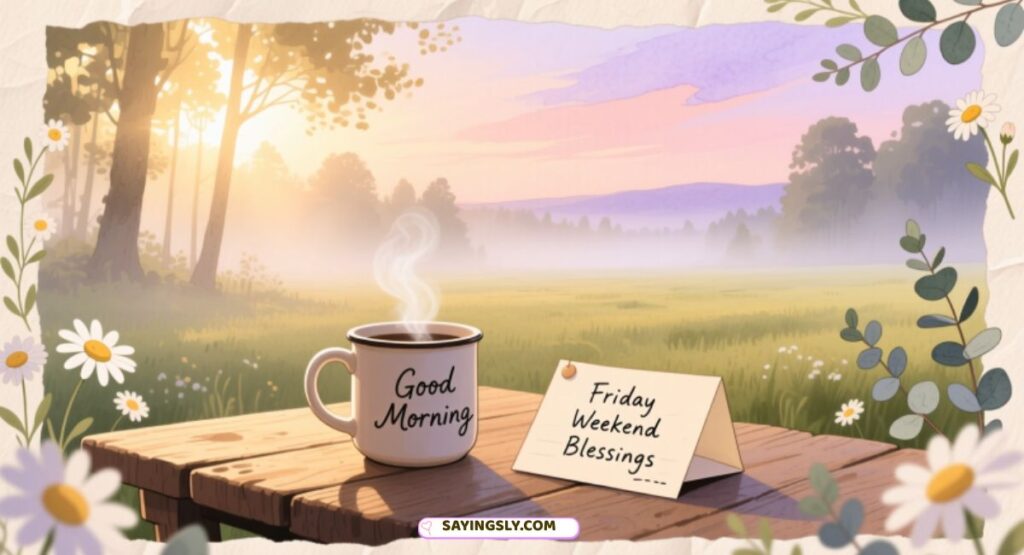 Good Morning Friday Weekend Blessings