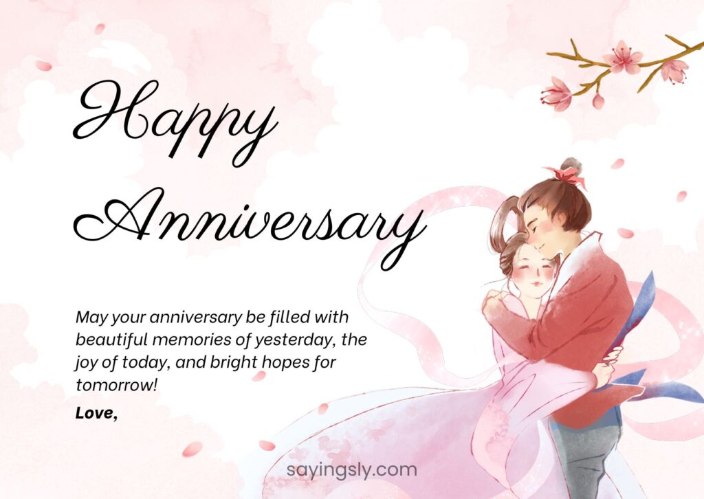 Happy Anniversary Wishes for Couples
