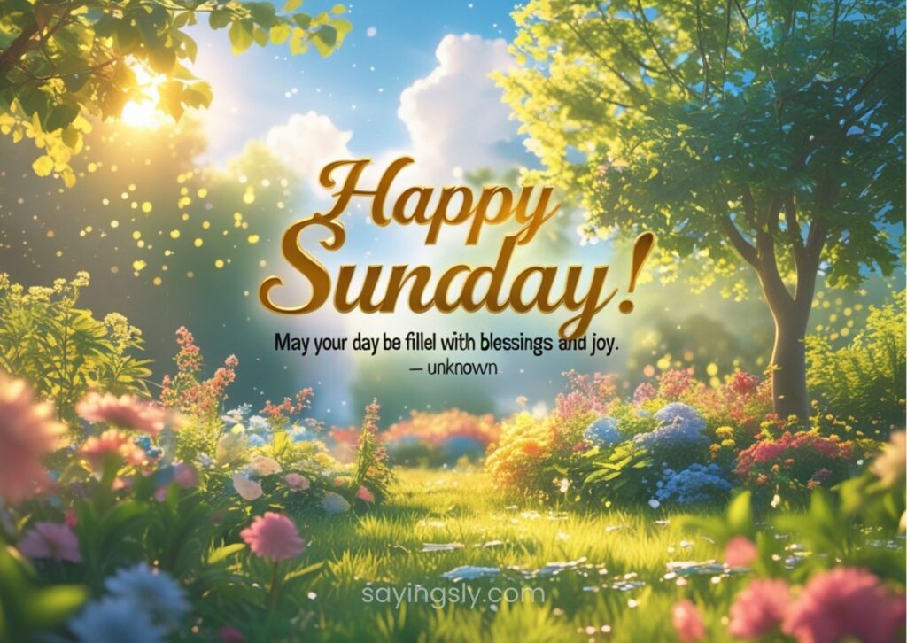 Happy Sunday Quotes to Brighten Your Sunday