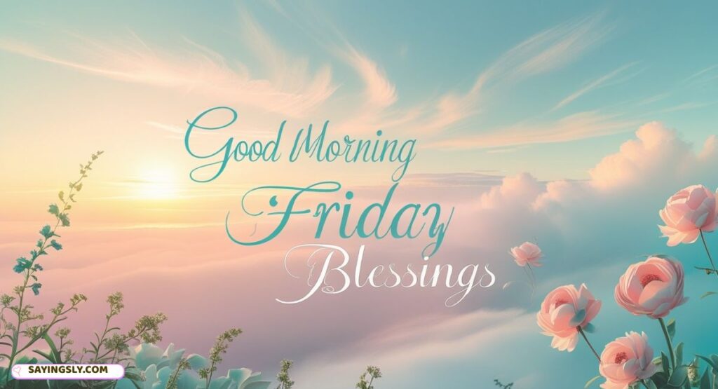 Inspirational Good Morning Friday Blessings