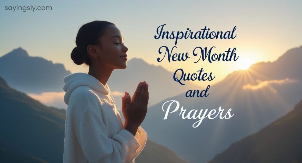 Inspirational New Month Quotes And Prayers