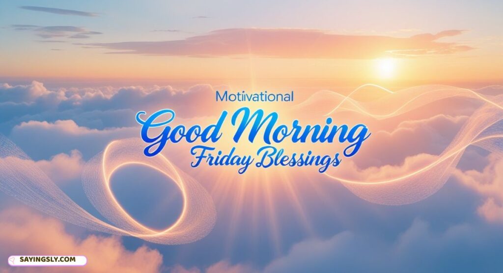 Motivational Good Morning Friday Blessings