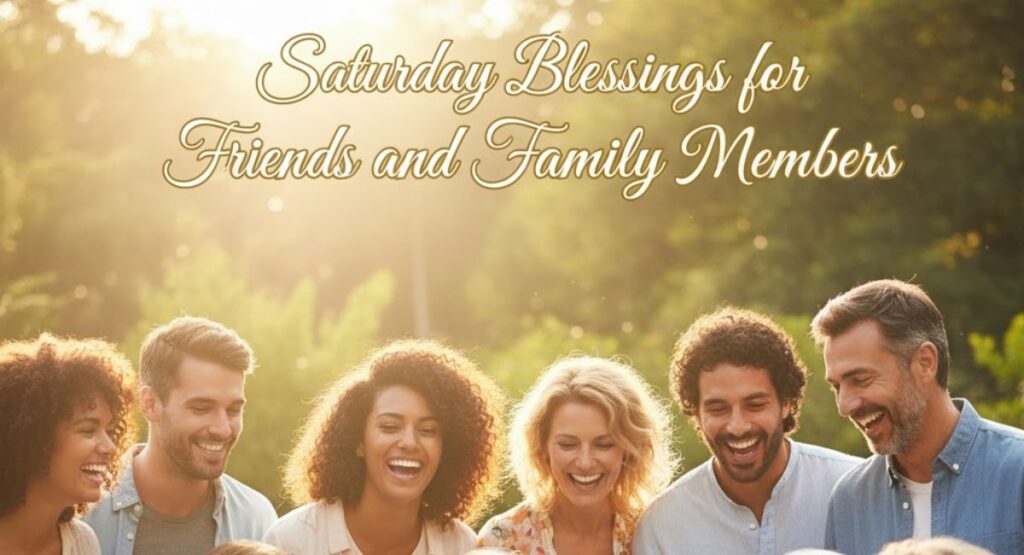 Saturday Blessings for Friends and Family Members