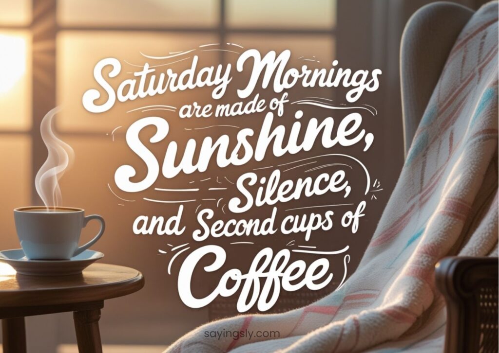 Saturday Morning Quotes