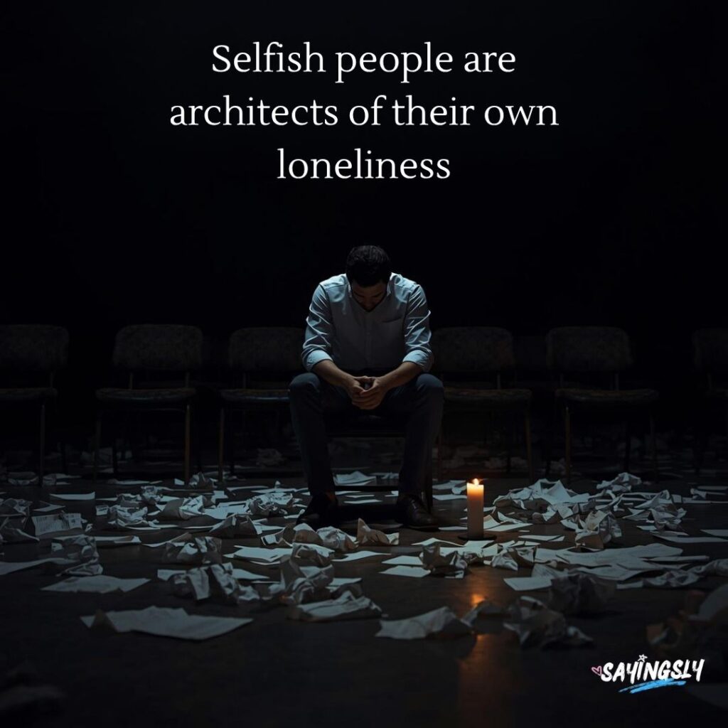 Selfish People Quotes