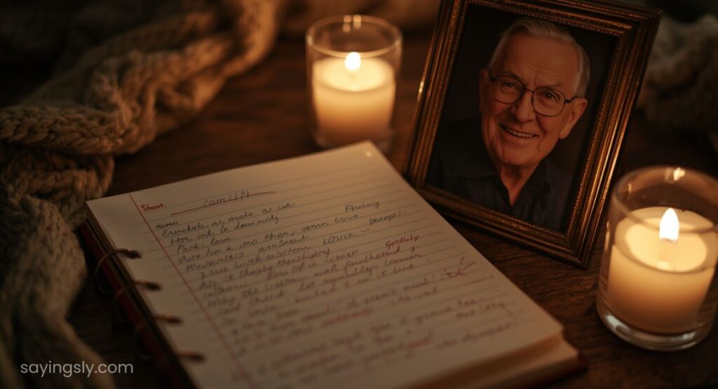 Short Messages for a Grandfather Who Passed Away