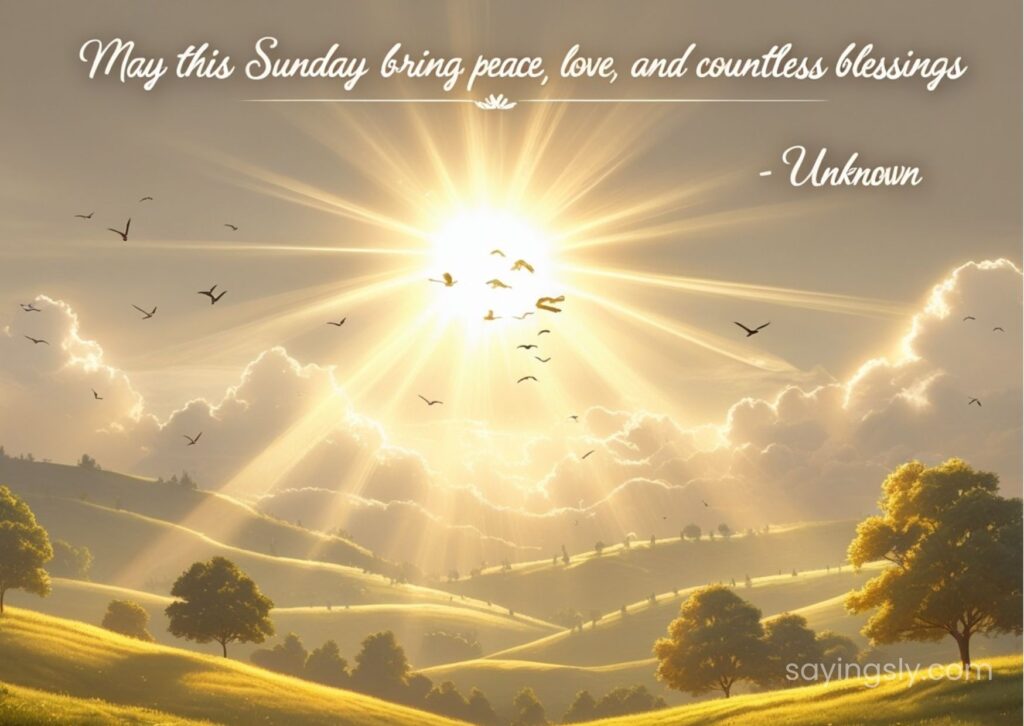 Sunday Blessings Quotes