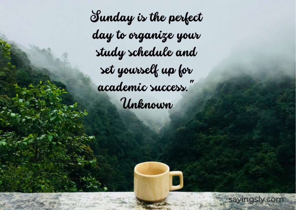 Sunday Motivational Quotes for student