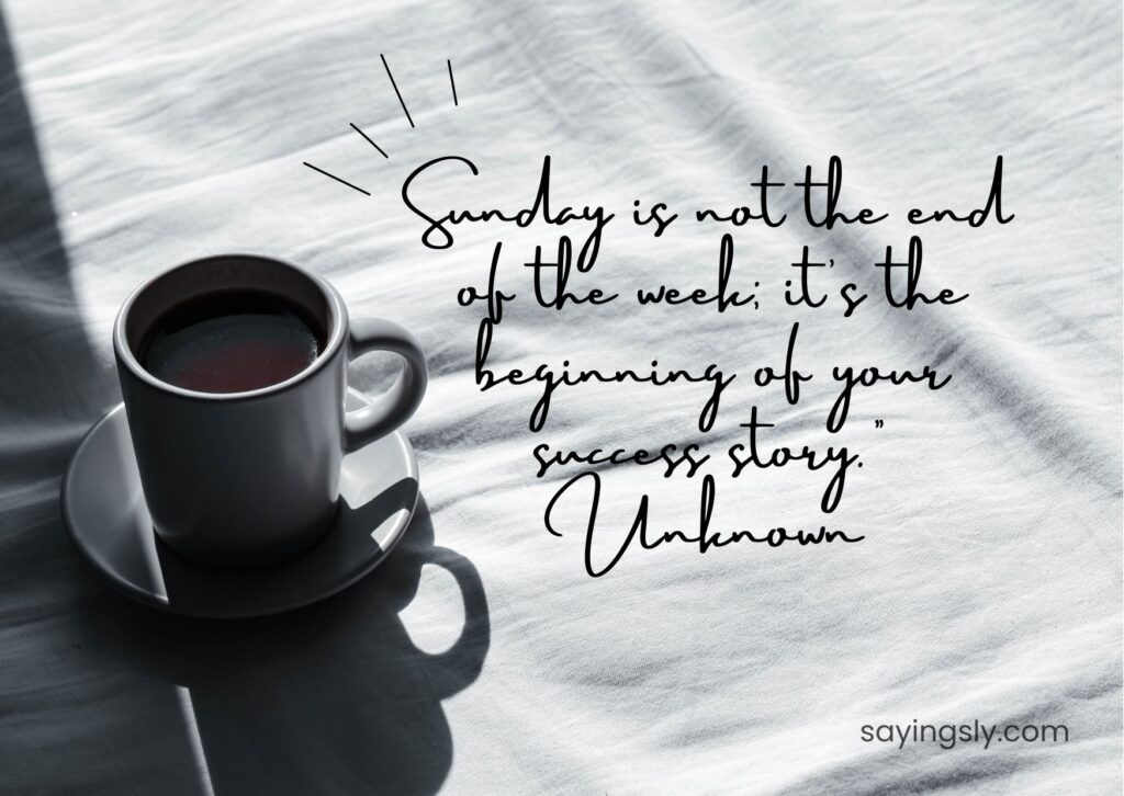 Sunday Motivational Quotes for Work