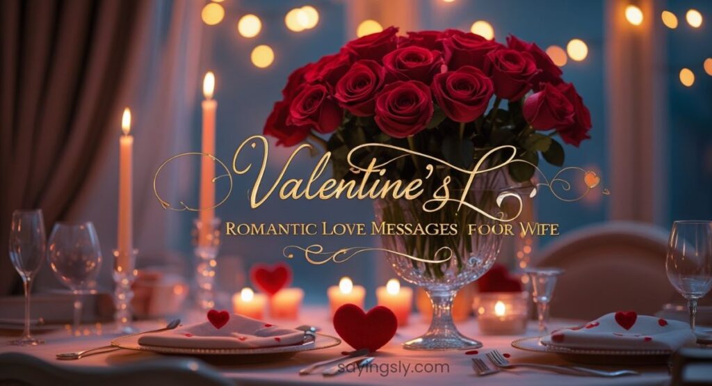 Valentine’s Romantic Love Messages For Wife