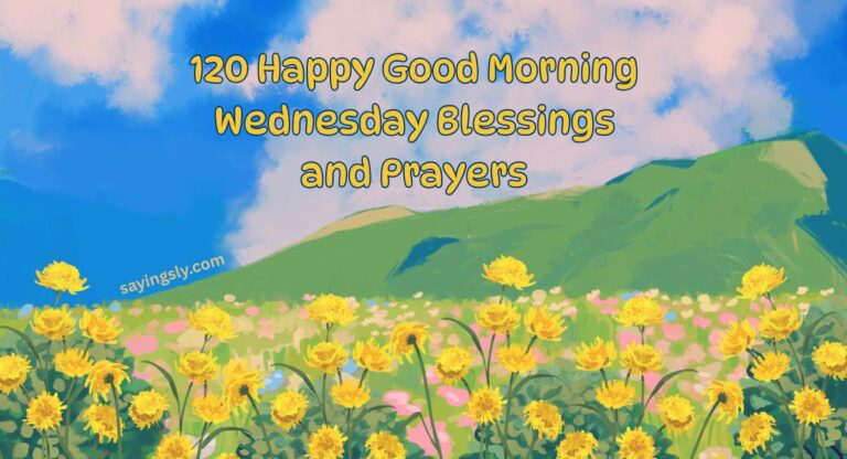120 Happy Good Morning Wednesday Blessings and Prayers