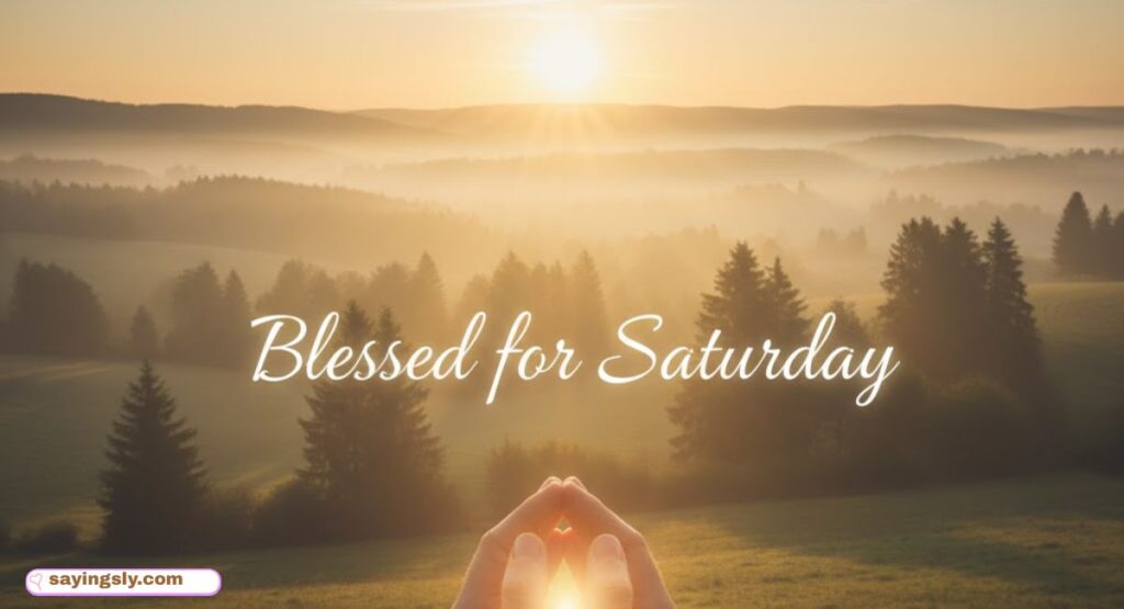 blessed for saturday