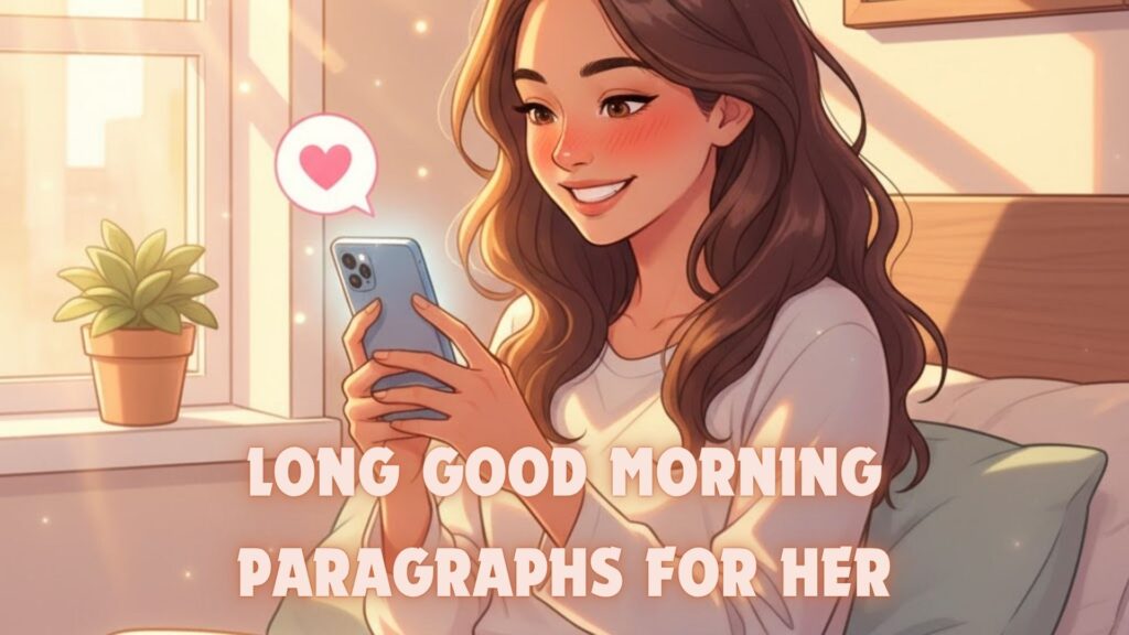 long Good Morning Paragraphs For Her