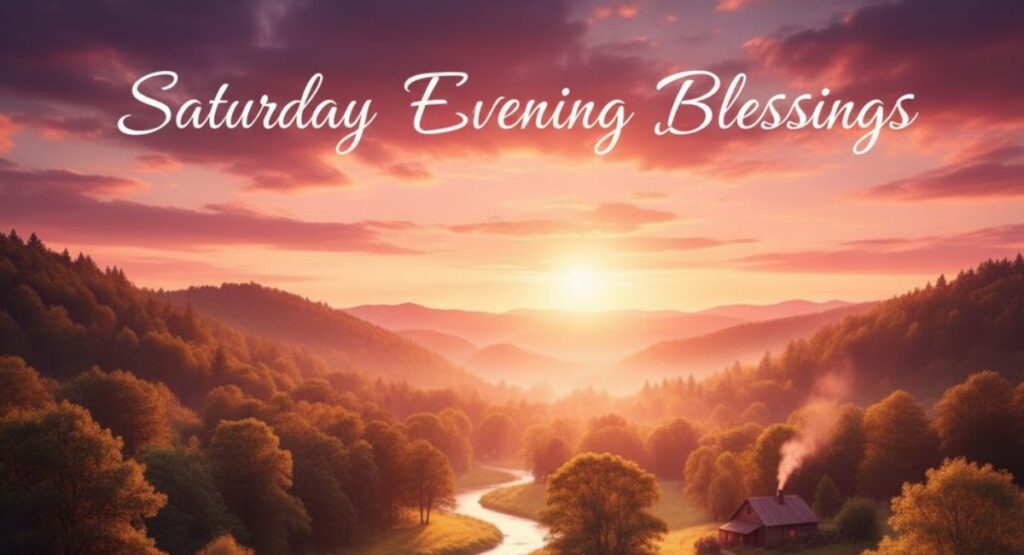 saturday evening blessings