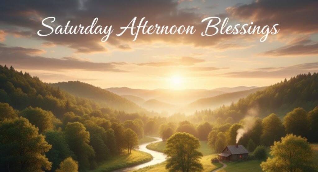 saturday afternoon blessings
