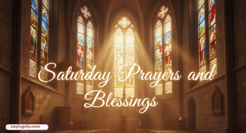 saturday prayers and blessings