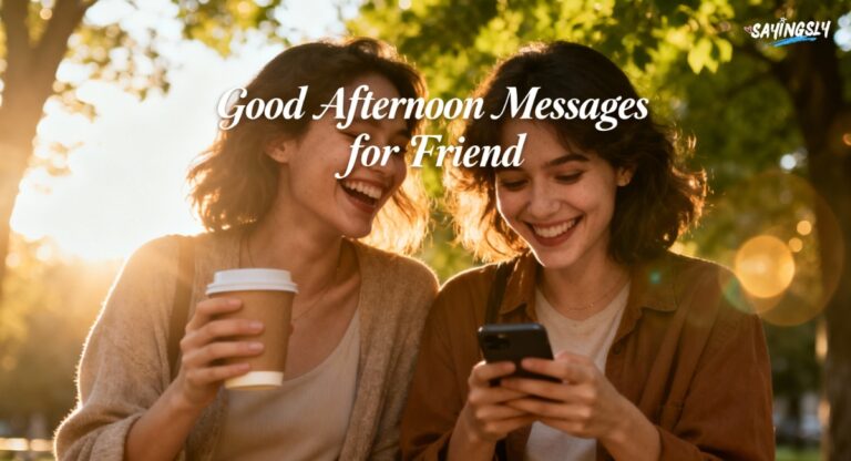 150+ Good Afternoon Messages for Friend Full of Love & Care