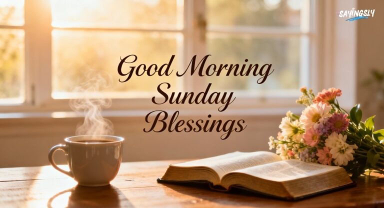 202+ Good Morning Sunday Blessings, Prayers and Wishes Images