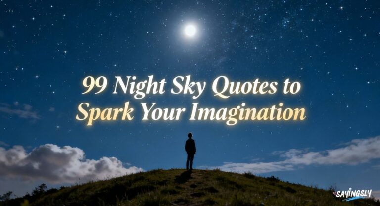 99 Night Sky Quotes to Spark Your Imagination