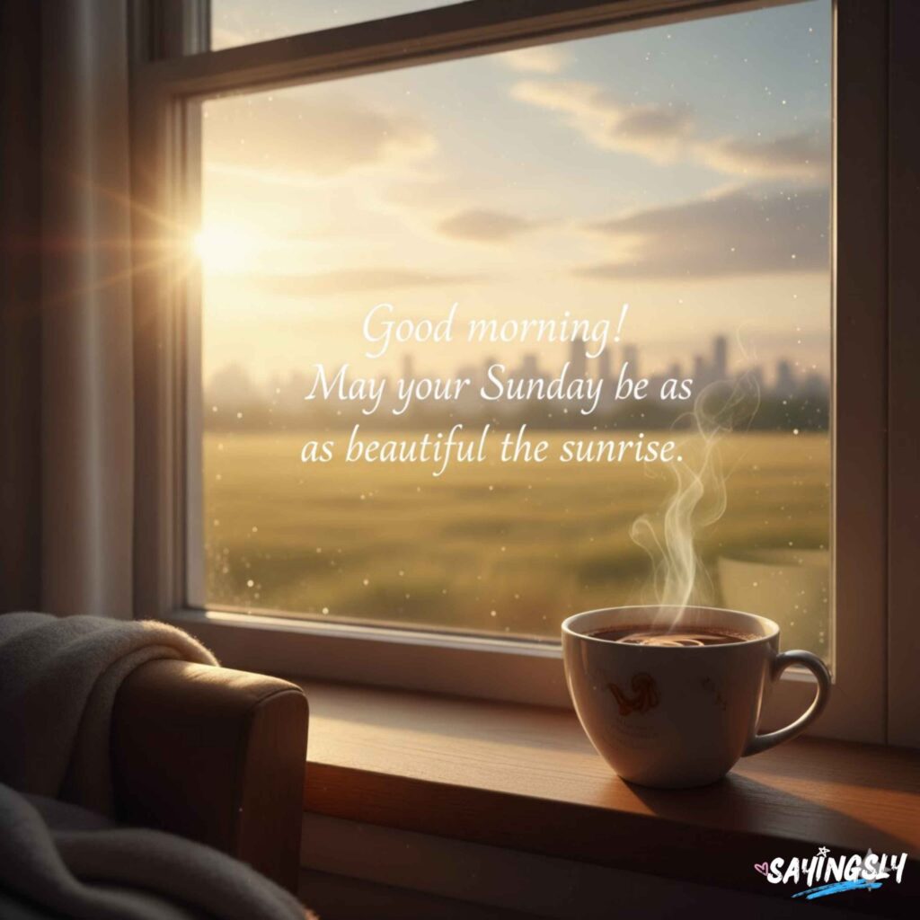 Beautiful Sunday Morning Greetings