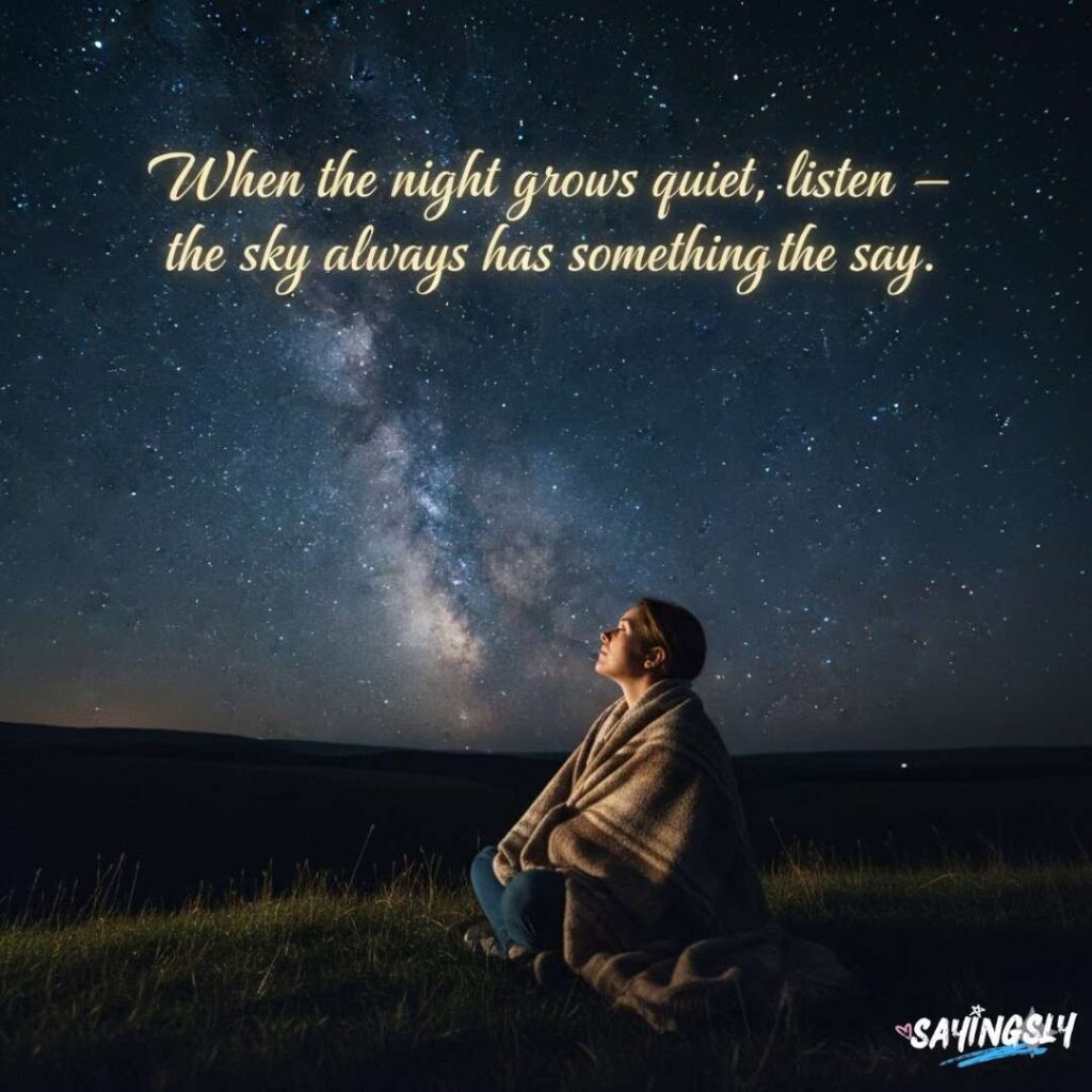 Let the Night Sky Speak to You