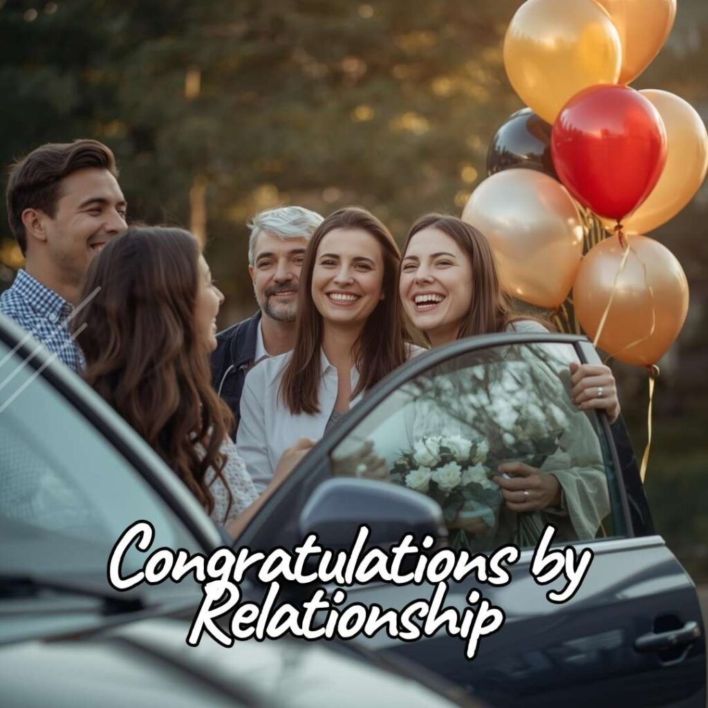 Congratulations by Relationship