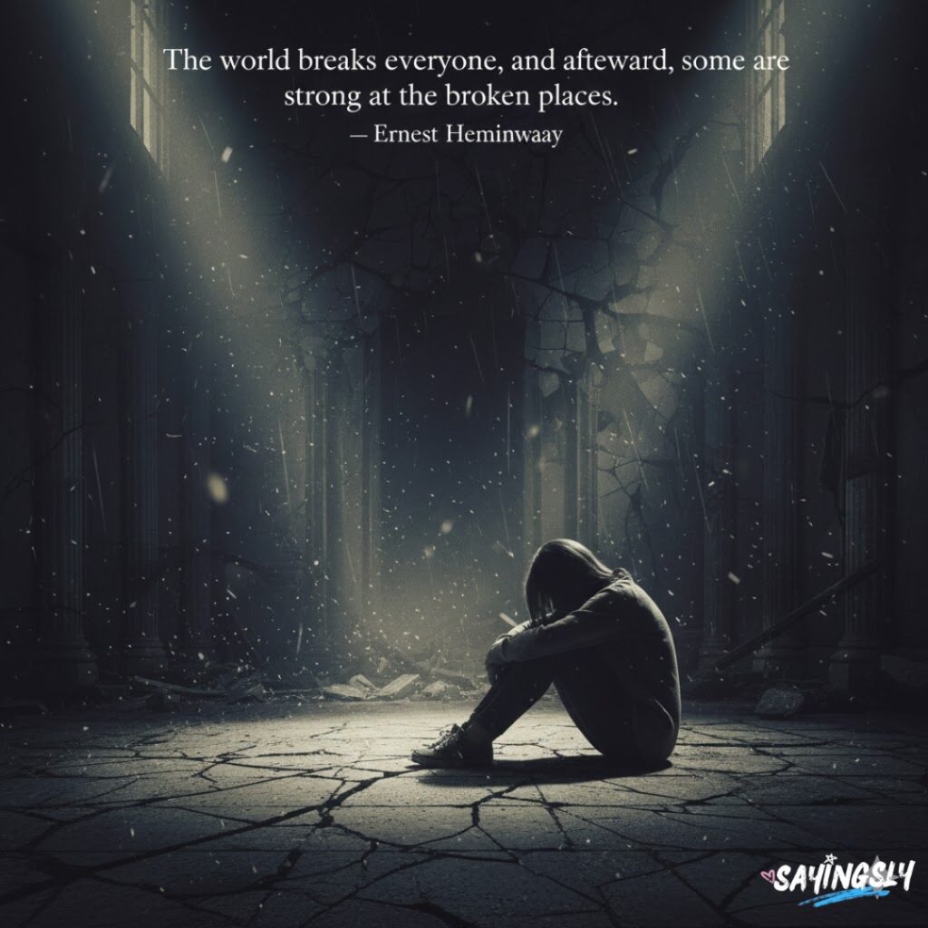 Dark Quotes on Pain, Loss & Brokenness