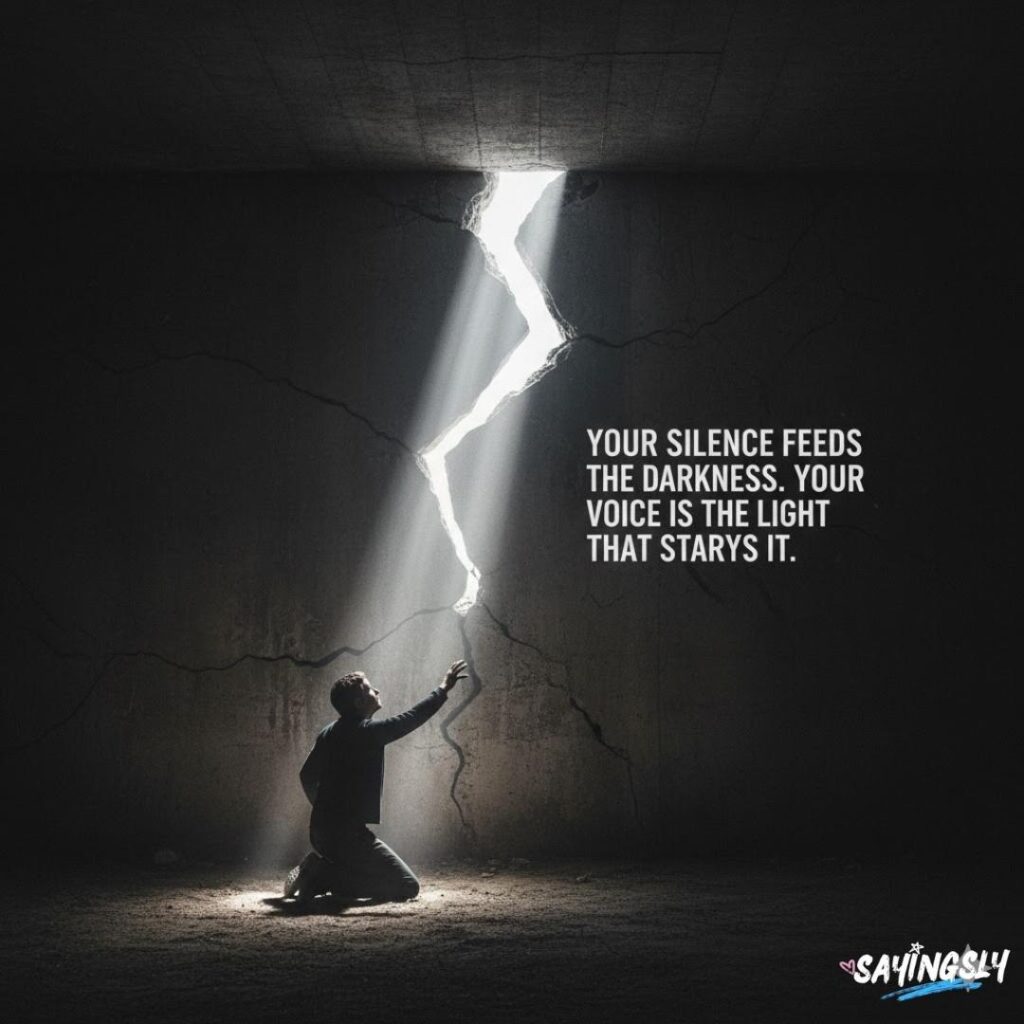 Don’t Suffer in Silence Quotes to Break Your Cage