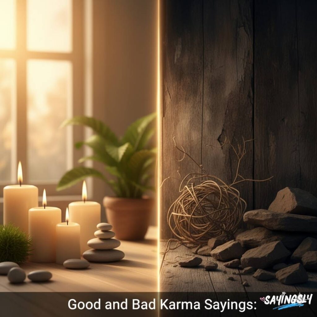 Good and Bad Karma Sayings