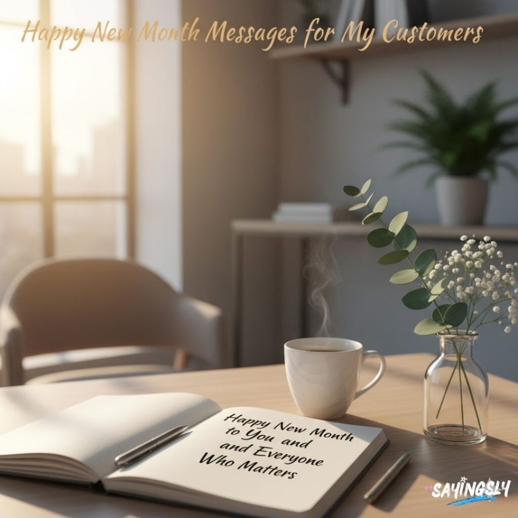 Happy New Month Messages for My Customers