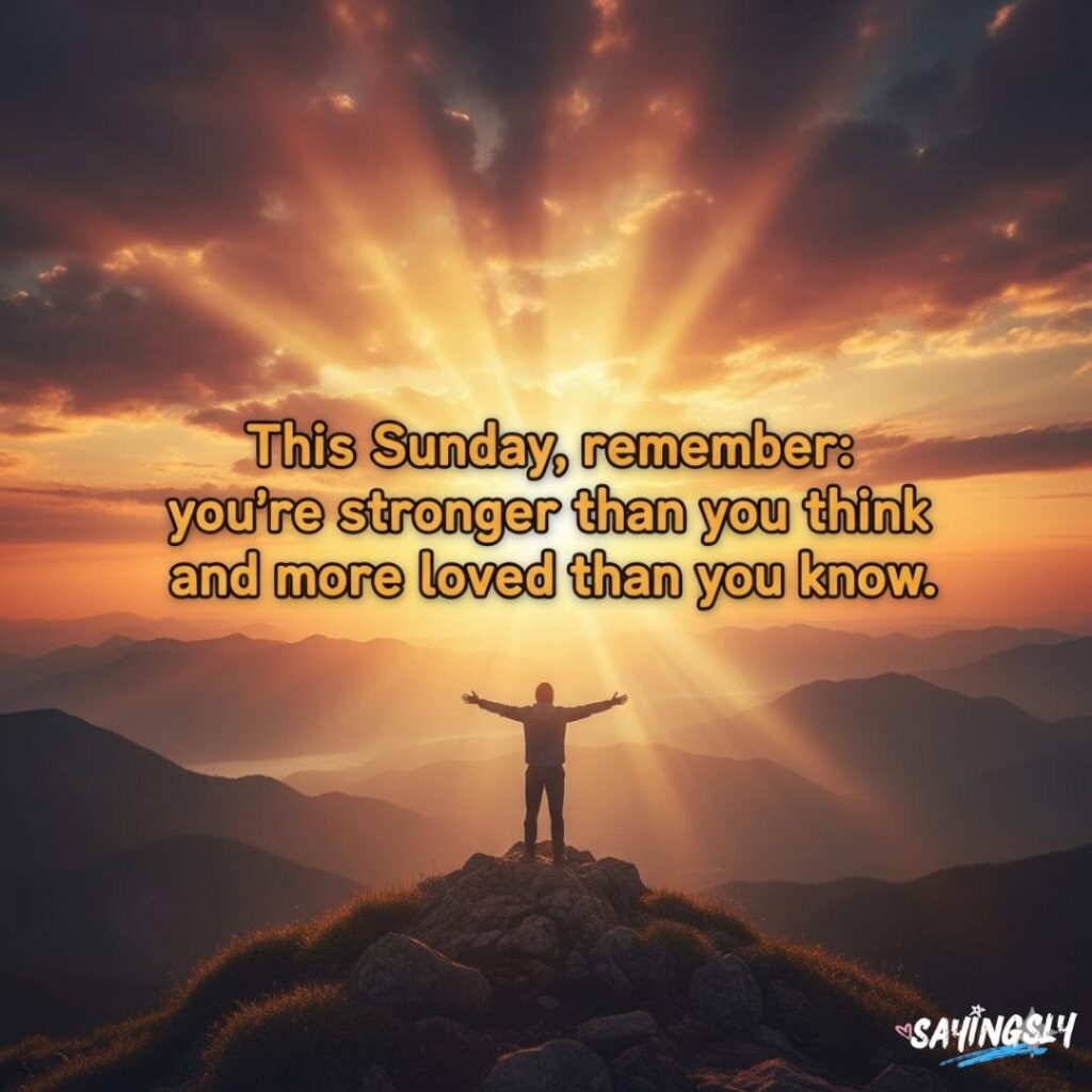 Inspirational Sunday Morning Blessings