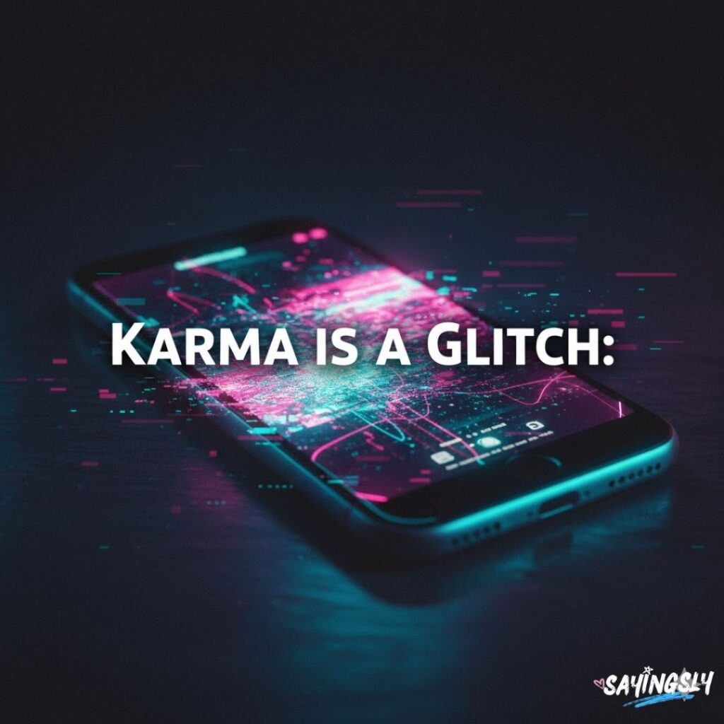 Karma is a Glitch