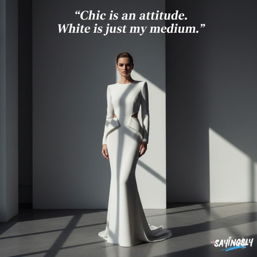 Quotes for Capturing Chic White Dress Looks