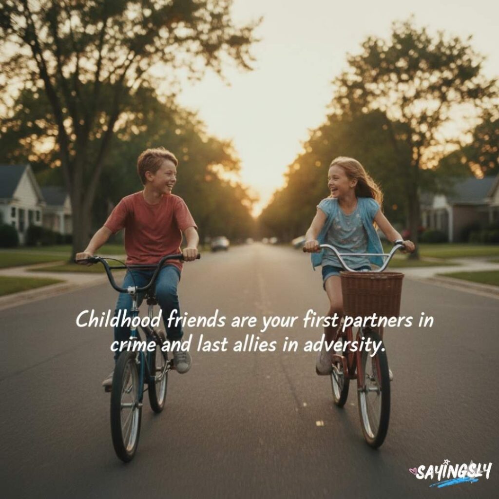 Inspirational Quotes About Childhood Friends Unbreakable Ties
