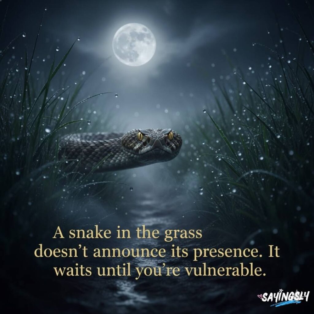 Snakes In The Grass Quotes