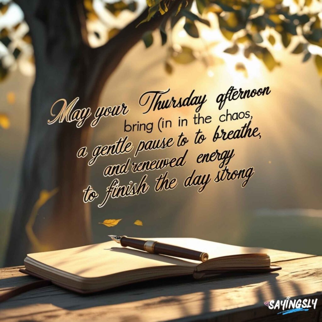 Thursday Afternoon Blessings