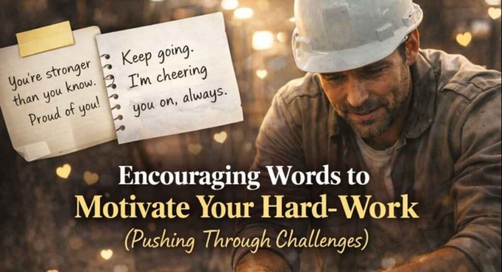 Encouraging Words to Motivate Your Hard-Working Man (Pushing Through Challenges)